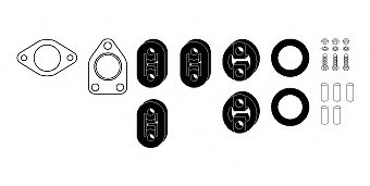 HJS 82 45 7806 Mounting Kit, exhaust system